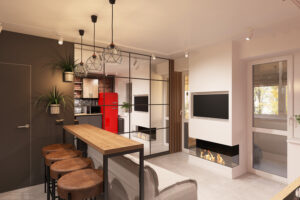 кухня-гостиная 080007